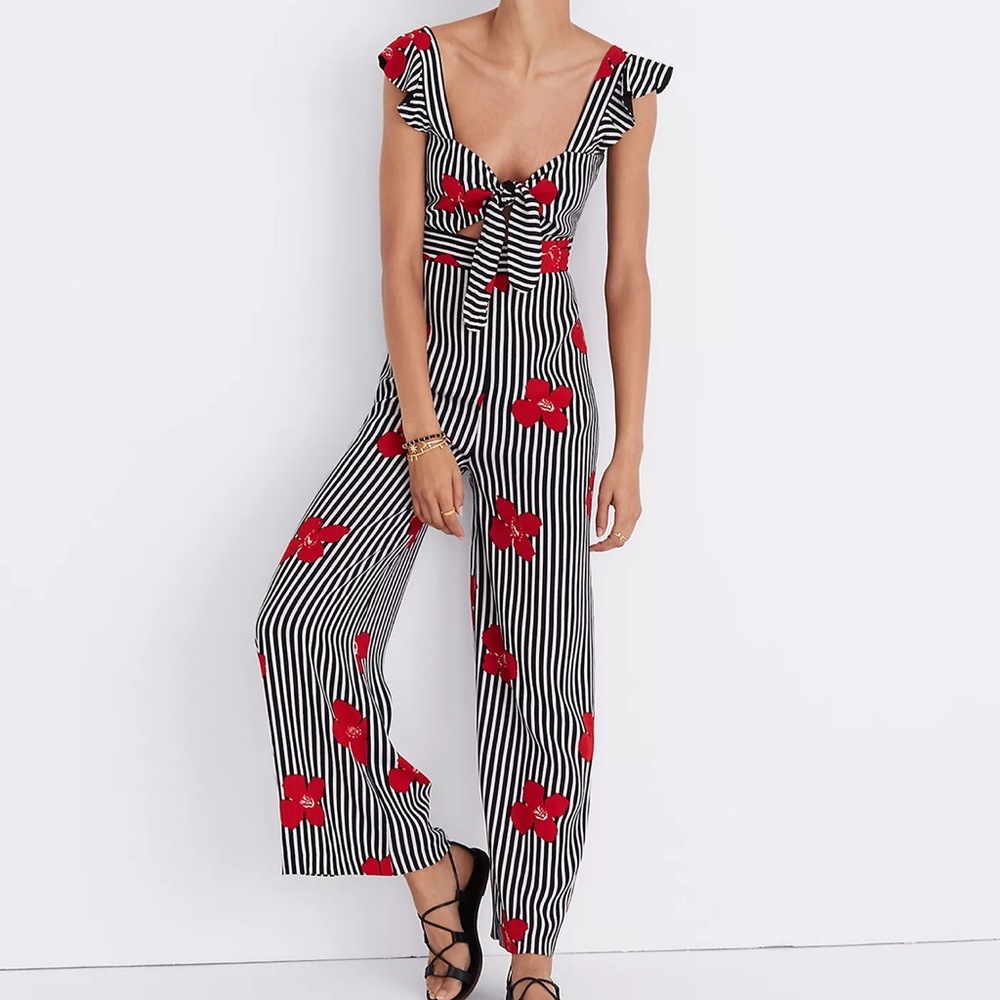 Madewell Plumeria Cutout Jumpsuit